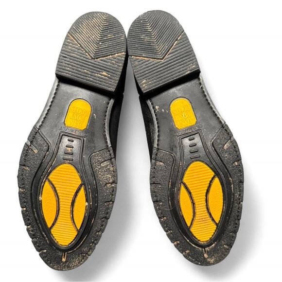 Dan Post Black Leather Western Cowboy Boots Size 8.5D DP69630 Oil Resistant - Picture 5 of 7